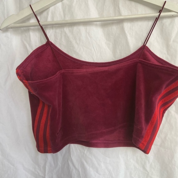 Adidas x Ivy Park Velour Crop Top/ Bralette Size XL - Picture 9 of 13